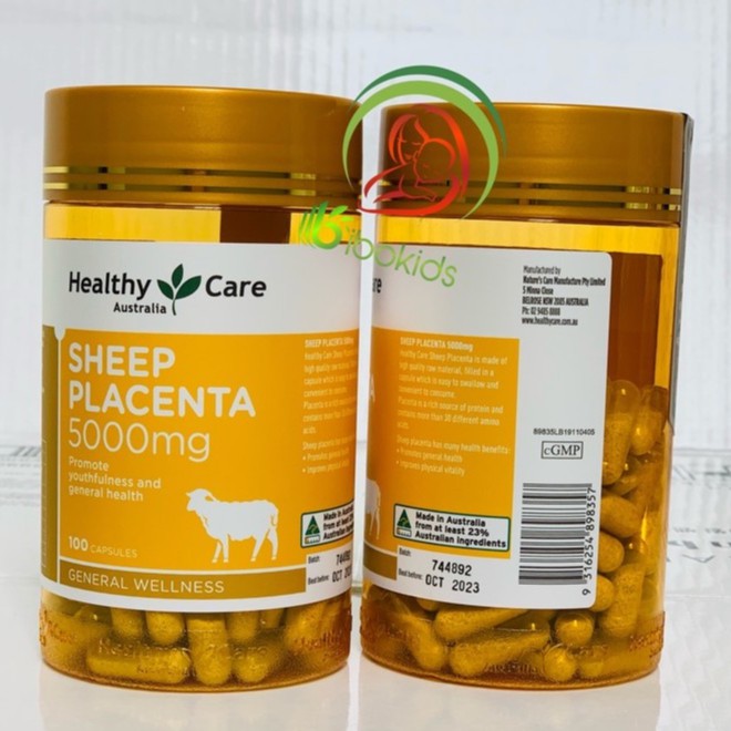 viên uống nhau thai cừu 5000mg Healthy Care | Thế Giới Skin Care