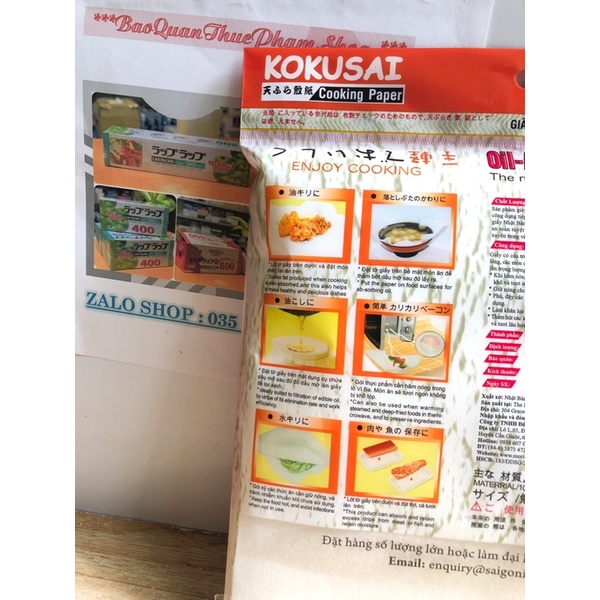 ❤️❤️  Giấy Thấm Dầu Kokusai  – GTDD00004596