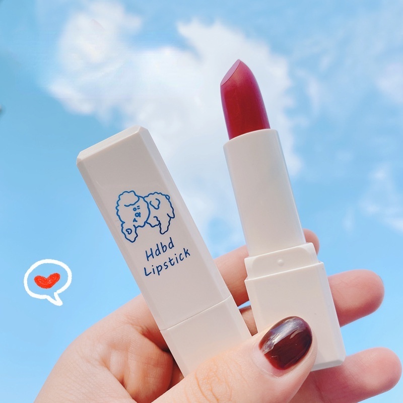 [Hàng mới về] Son lì HDBD lâu trôi không dễ phai màu thiết kế hình cún dễ thương