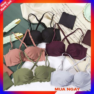 Áo ngực cúp ngang hàng xuất Nhật, áo lót su đúc đệm nhẹ