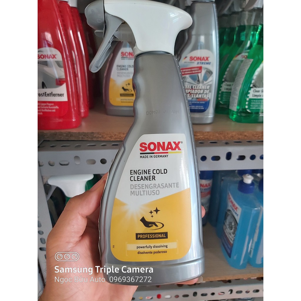 Dung dịch rửa khoang động cơ Sonax Engine &amp; Cleaner 543200-500ml