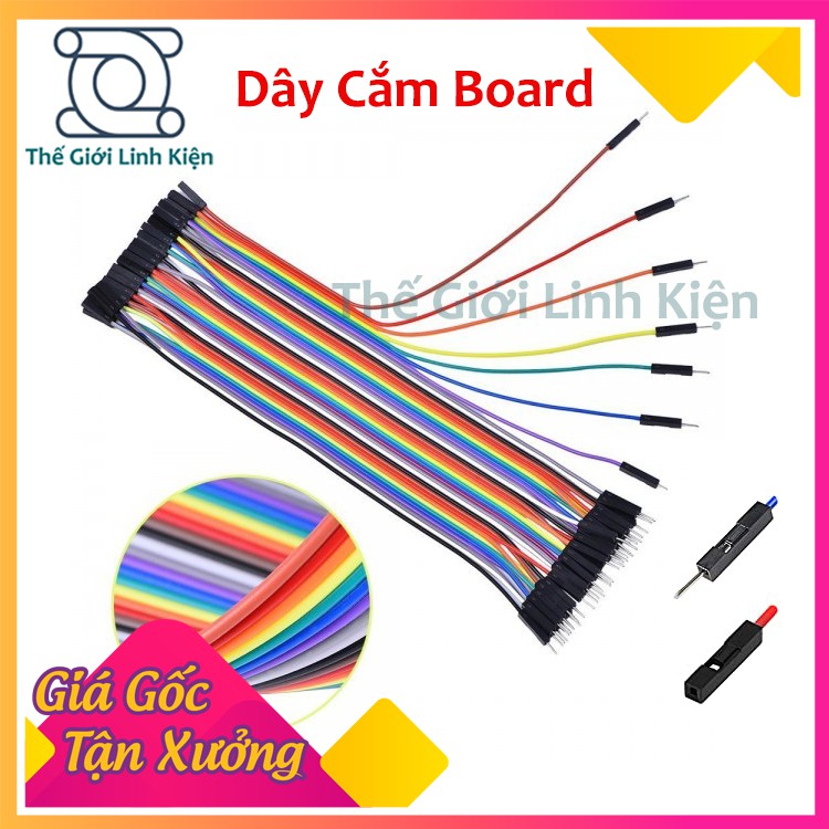 COMBO 10 SỢI Dây Cắm Test Board Cái Cái 20cm