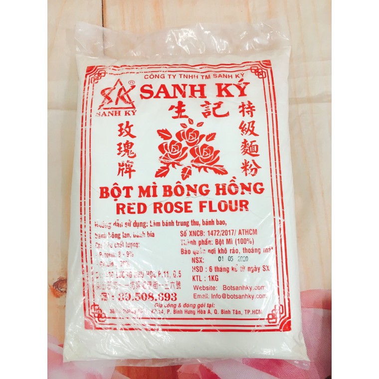 Bột Hoa Hồng Đỏ Sanh Ký 1kg