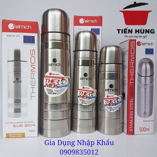 Phích giữ nhiệt Elmich INOX 304 2245196 , 5197 , 2245198