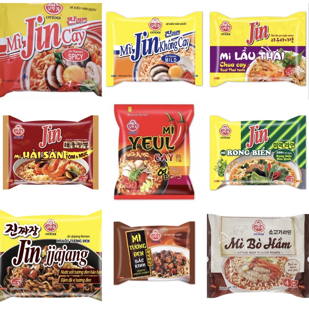 MỲ OTTOGI HÀN QUỐC CAY / CAY VỪA / KHÔNG CAY