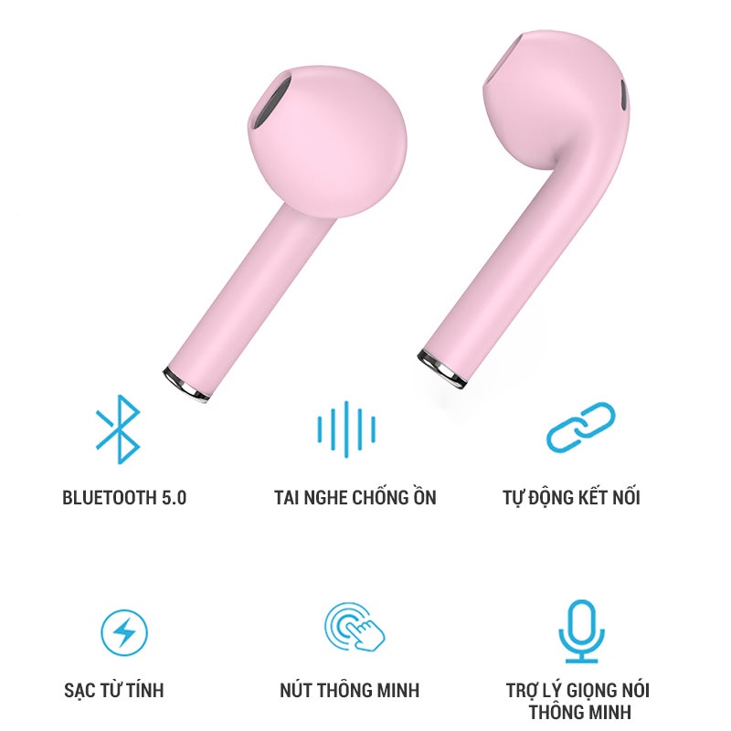 [HÀNG CÓ SẴN] Bộ Tai Nghe Nhét Tai Inpods 12 I12 Không Dây Bluetooth 5.0 Nhiều Màu Tùy Chọn