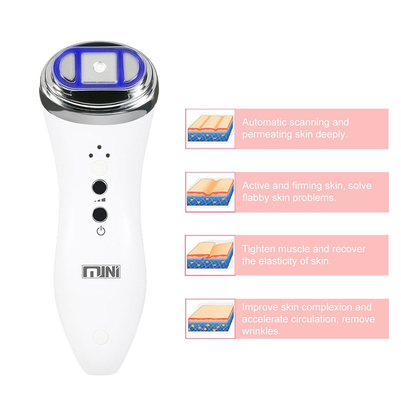 Máy nâng cơ HIFU MINI xóa nếp nhăn và trẻ hóa da tạo mặt VLINE