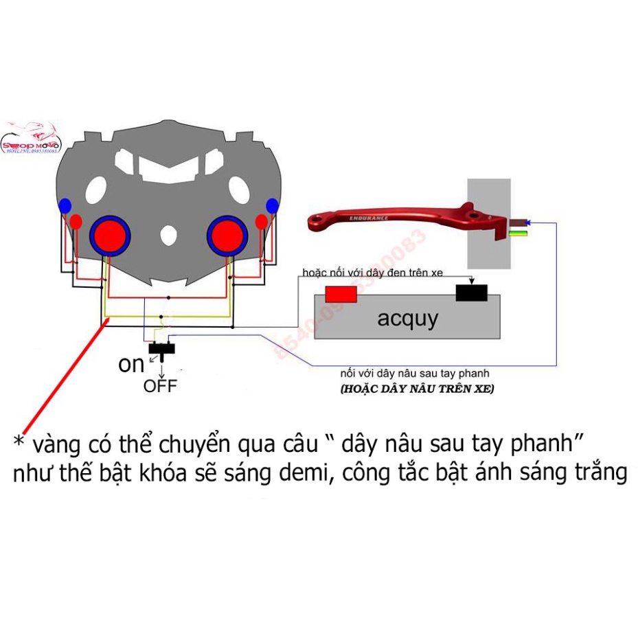 BỘ ĐÈN MẮT CÚ 7 MÀU - WINNER 150 (1 BỘ GỒM KHUÔN + 2 BÓNG U7 + 4 LED CÚC ÁO). (ảnh thật)