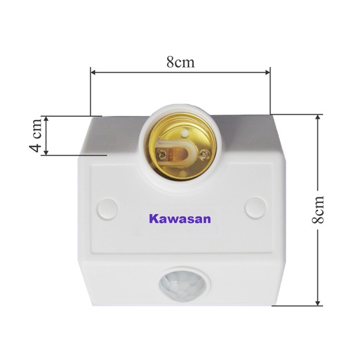 Đui đèn cảm ứng Kawasan SS682 - Tự động mở đèn khi có người