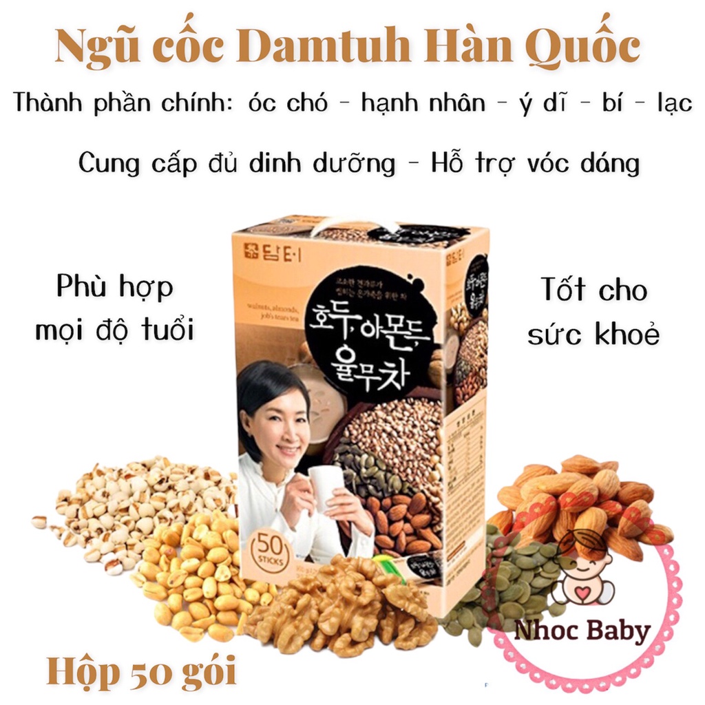 BỘT NGŨ CỐC DAMTUH HQ hộp 50 gói (900g)