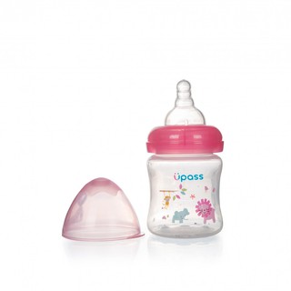 Bình Sữa Cổ Thường UPSASS 60ml (màu hồng, màu xanh)/UP0102X