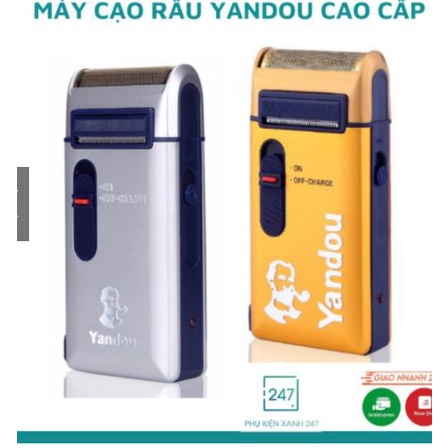 miễn ship Máy cạo râu Yandou lưỡi ngang dành cho nam, Máy cạo SCW 301U cao cấp siêu bền, phong cách mạnh mẽ, sắc bén.new