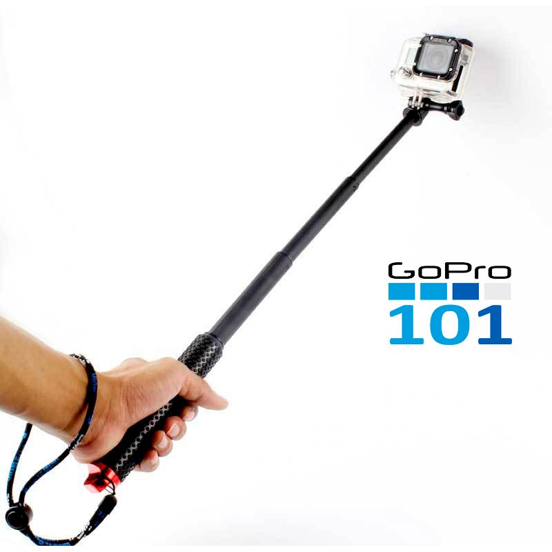 Gậy chụp ảnh cầm tay kéo dài 50cm cho máy quay hành trình Gopro, Sjcam, Xiaomi - Gopro101 - inoxnamkim