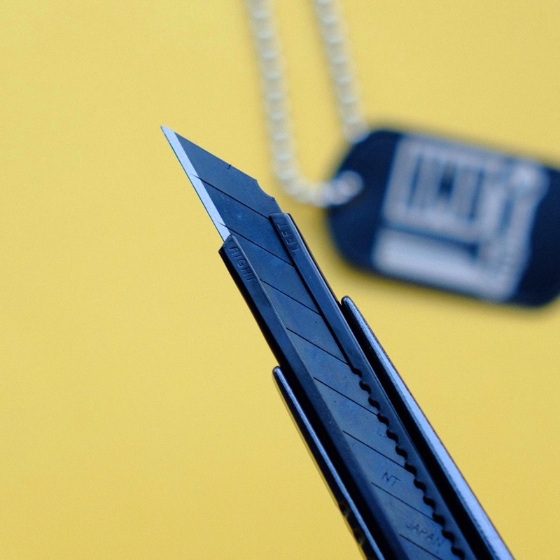 🇯🇵Made in Japan🇯🇵 Dao rọc giấy Nhật Bản lưỡi 9mm NT Cutter Premium G