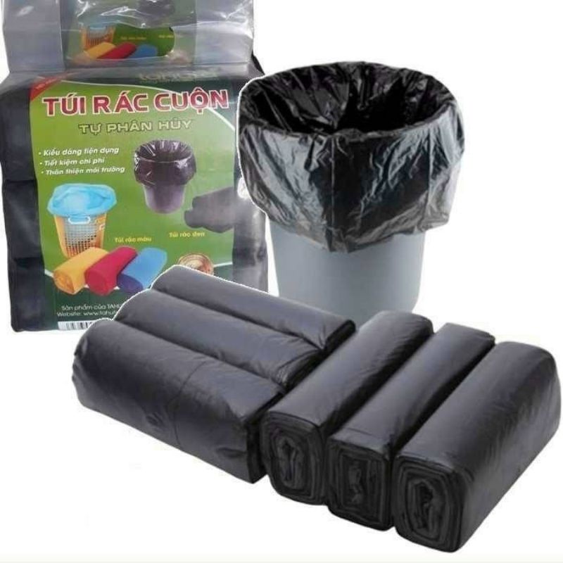 TÚI RÁC 1 KG TỰ HỦY KHÔNG LÕI RẤT TIẾT KIỆM