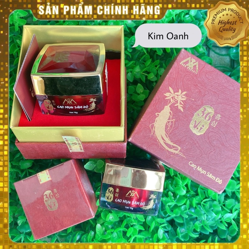 Cao mụn sâm đỏ 36 vị chính hãng