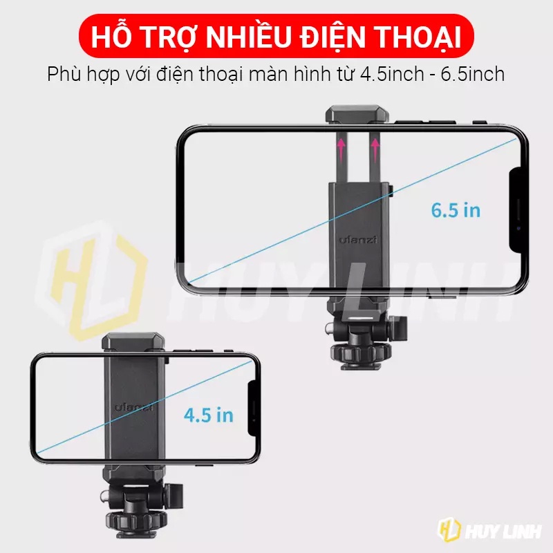 Kẹp giá điện thoại Ulanzi ST06 - Xoay 360 độ rất tiện lợi