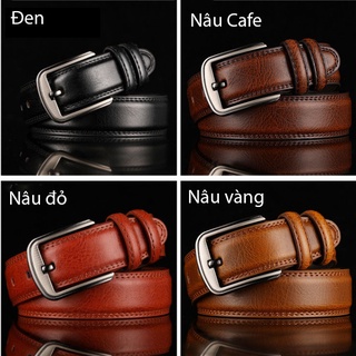 Thắt lưng nam da bò - dáng classic