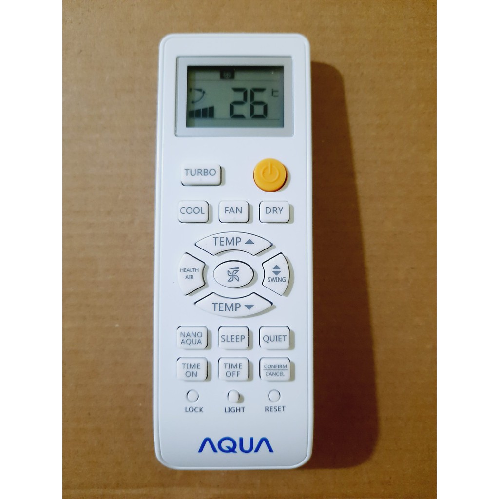 Remote Điều khiển điều hòa máy lạnh Aqua 1&2 chiều Inverter- Hàng chính hãng AQUA mới 100% Tặng kèm Pin + Đế treo tường