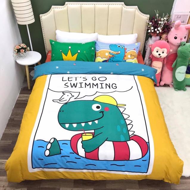 Bộ Chăn ga gối Coton Magic 5 món FLASH SALE 99K