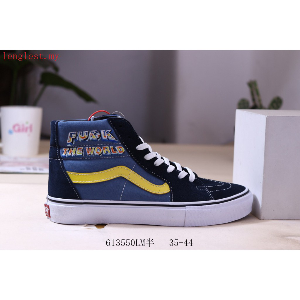 Giày Thể Thao Nam Nữ Thời Trang Chất Lượng Cao Supreme X Vans Sk8 GxTR