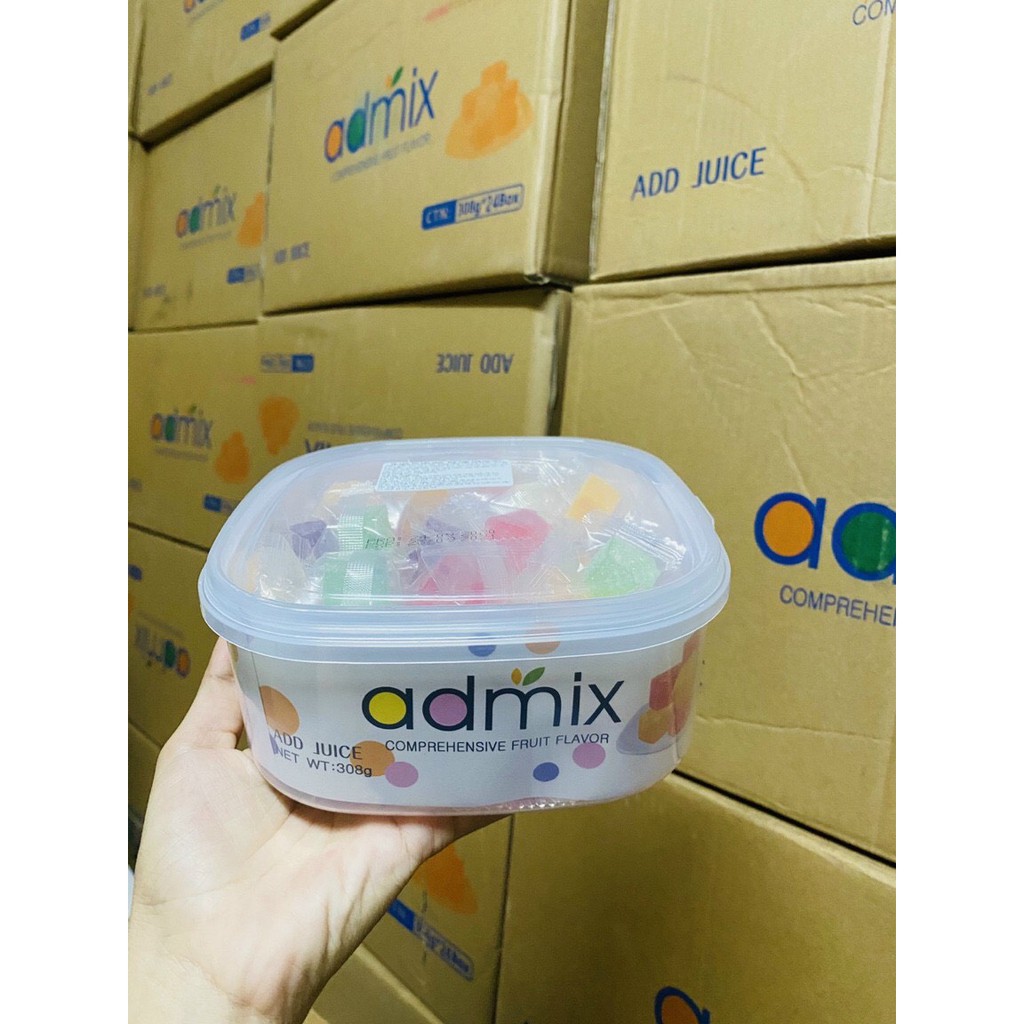 Kẹo dẻo trái cây ADMIX thơm, dẻo, ngon ngọt Hộp 308 gram - Hàn Quốc