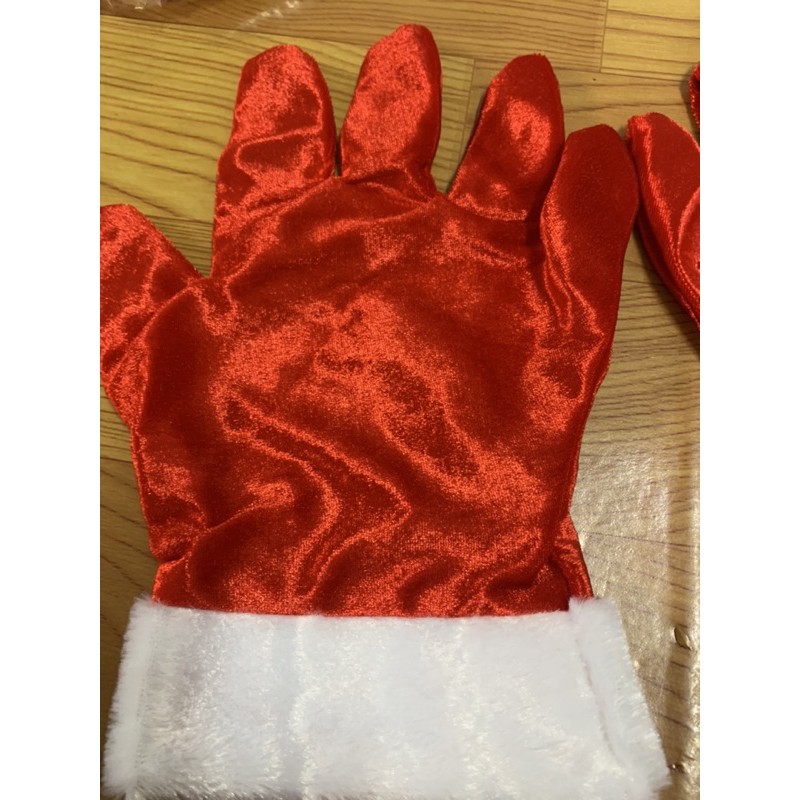 Găng Tay Nhung Ông Già Noel .