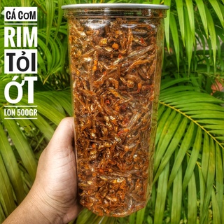 Cá Cơm Rim Tỏi Ớt Lon 500Gram