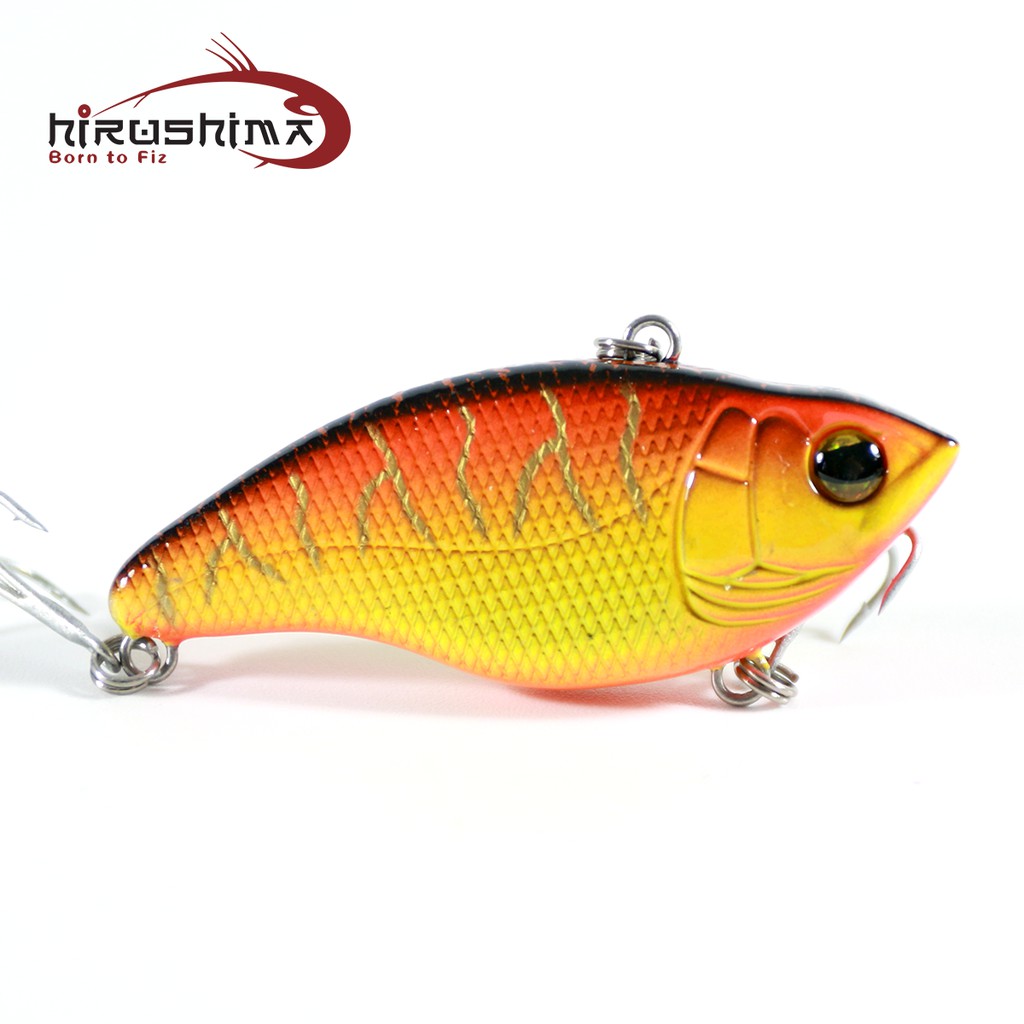 Mồi câu chìm Hirushima Angle Vib câu cá lóc, chẽm, tráp siêu nhạy 9.3gr - HitaFishing