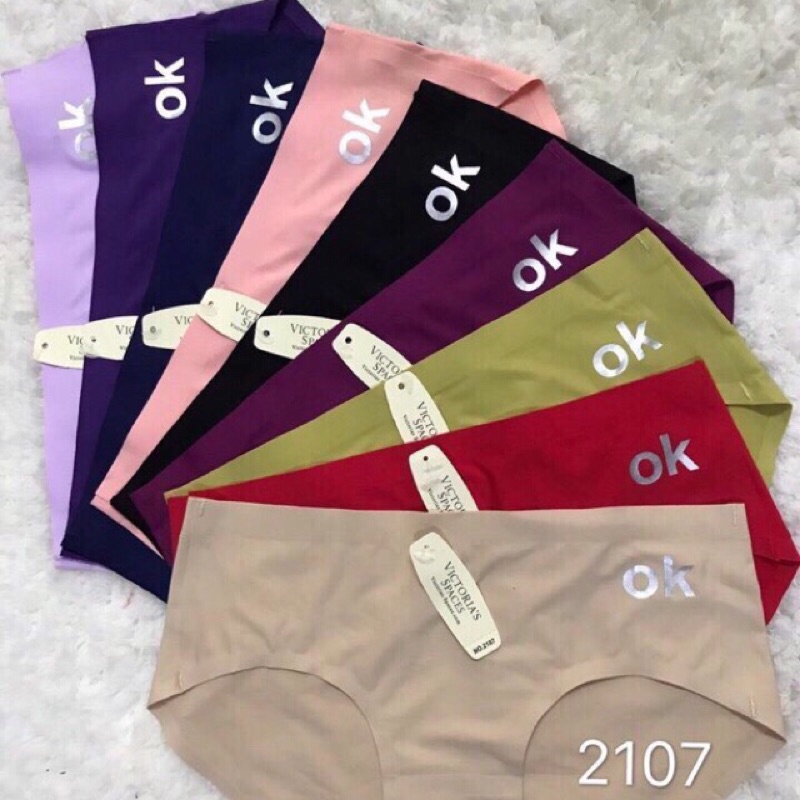 Quần lót học sinh  su không đường may phom nhỏ k hằn lộ in chữ OK 114