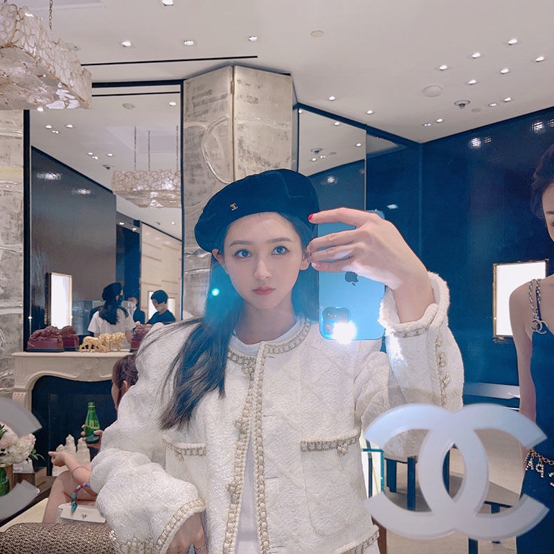 Mũ nồi dáng tròn vải mỏng dễ thương thời trang mùa thu cho nữ