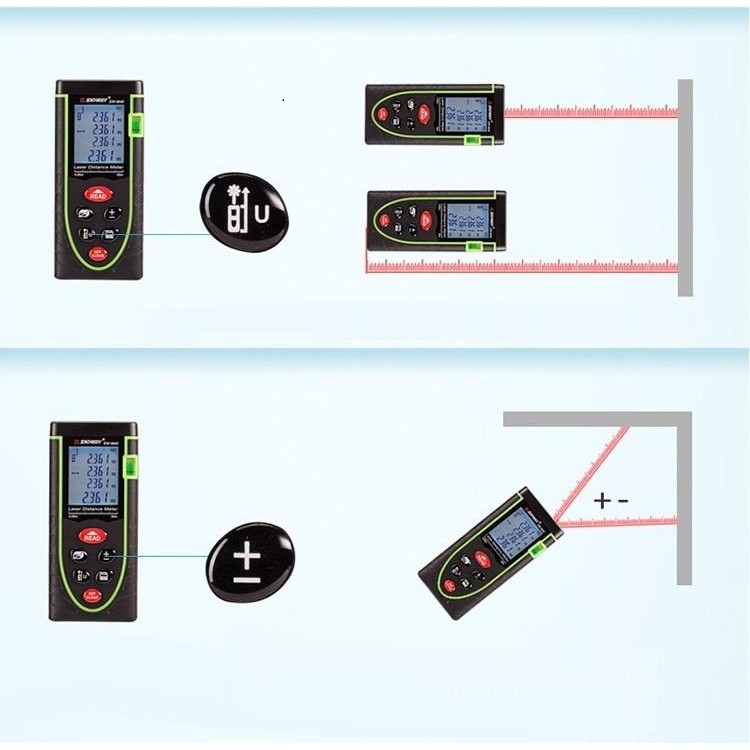 Sndway thước đo khoảng cách bằng laser - 40M/50M/60M/70M