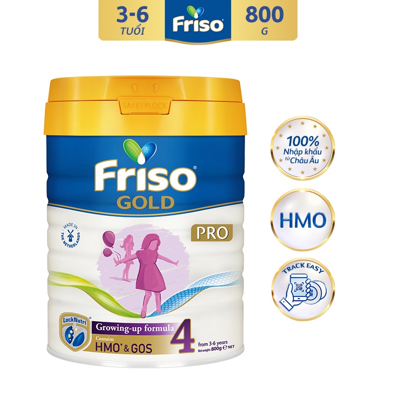 Sữa Bột Friso Gold Pro 4 Cho Trẻ Từ 2-4 Tuổi 800g