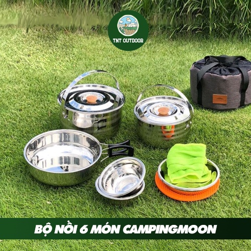 Bộ nồi dã ngoại Campingmoon MC-210 (6 món)