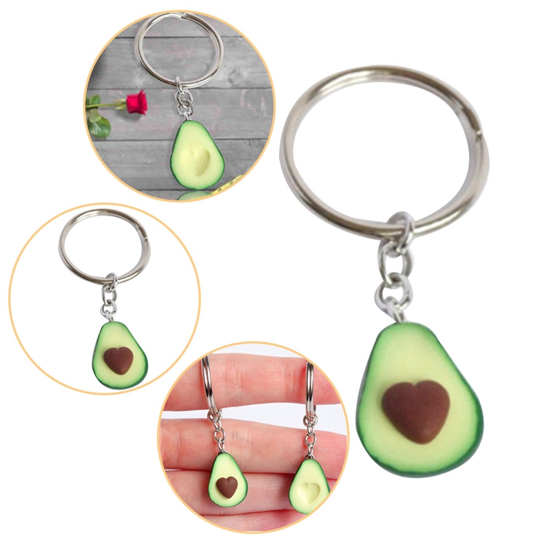 Tmdbyx Móc Khóa Hình Quả Bơ Đáng Yêu