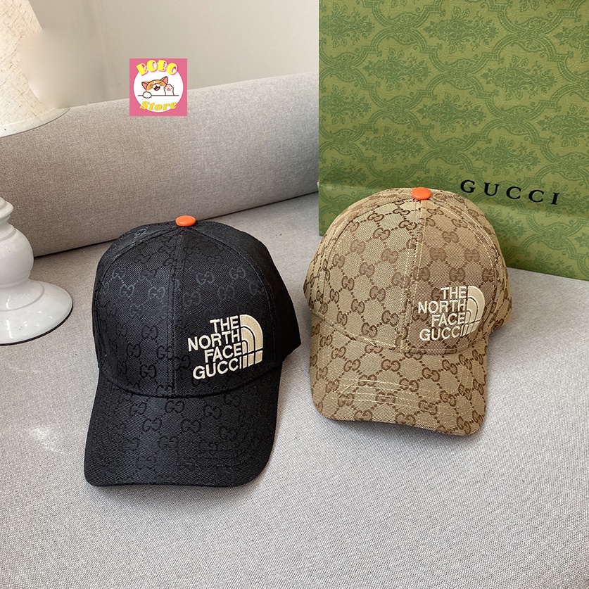 Mũ lưỡi trai Gucci North The Face phong cách classic hàng Quảng châu full tem tag