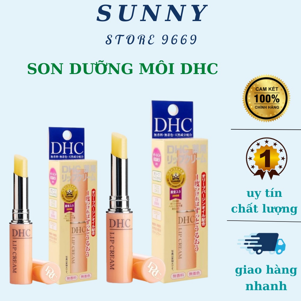 Son dưỡng môi DHC lip cream không màu 1,5g chính hãng nhật bản