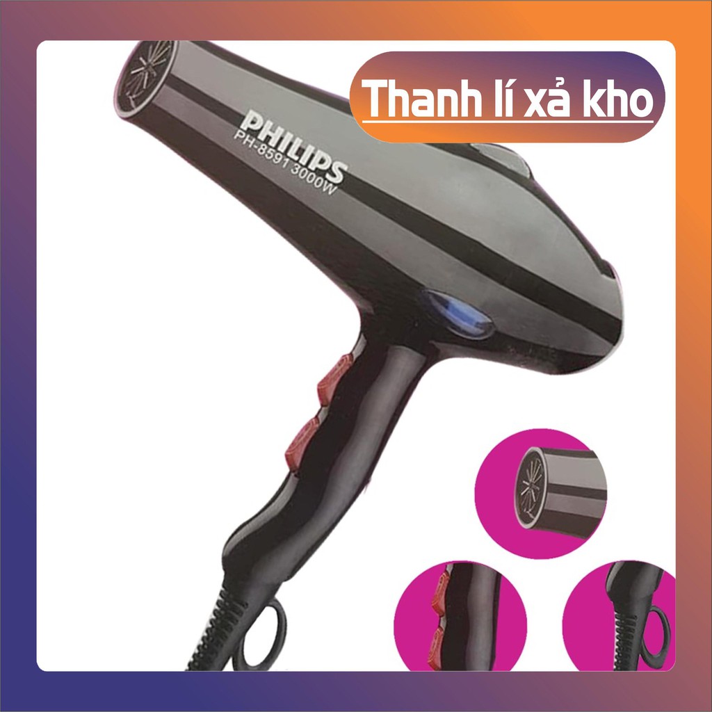 (thanh lý xả kho sỉ) máy sấy tóc philip hàng to quạt hai chiều nóng lạnh