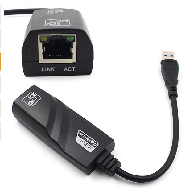 Cáp Chuyển USB 3.0 To Lan 10/100/1000 Mbps Gigabit - USB Sang Lan 3.0 | BigBuy360 - bigbuy360.vn