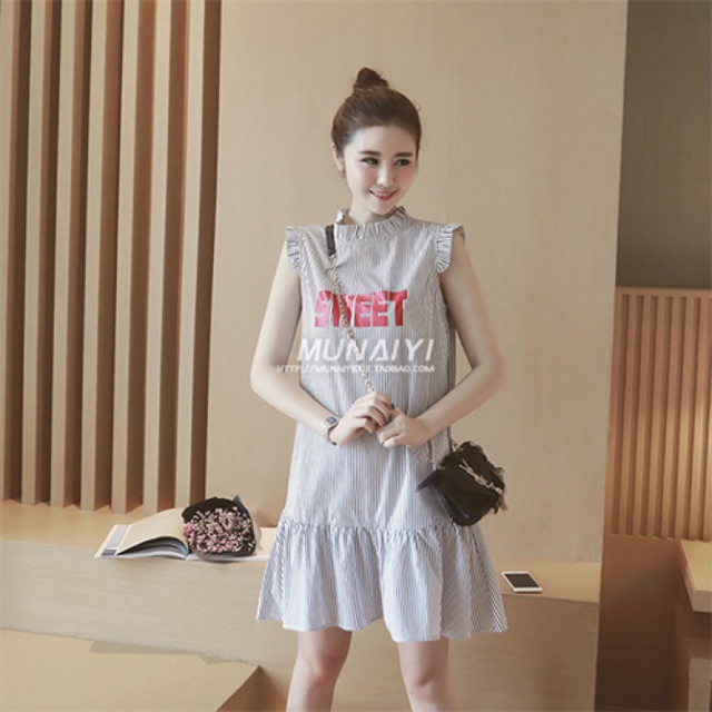 Đầm Sọc Đuôi Cá
