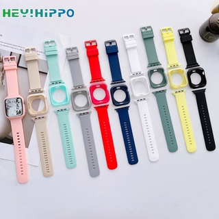 Set Dây Đeo Bằng Silicon Màu Kẹo Cho Đồng Hồ Thông Minh Series 7 / 6 / 5 / 4 / SE / 3 iwatch 45 / 44 / 42 / 41 / 40 / 38mm
