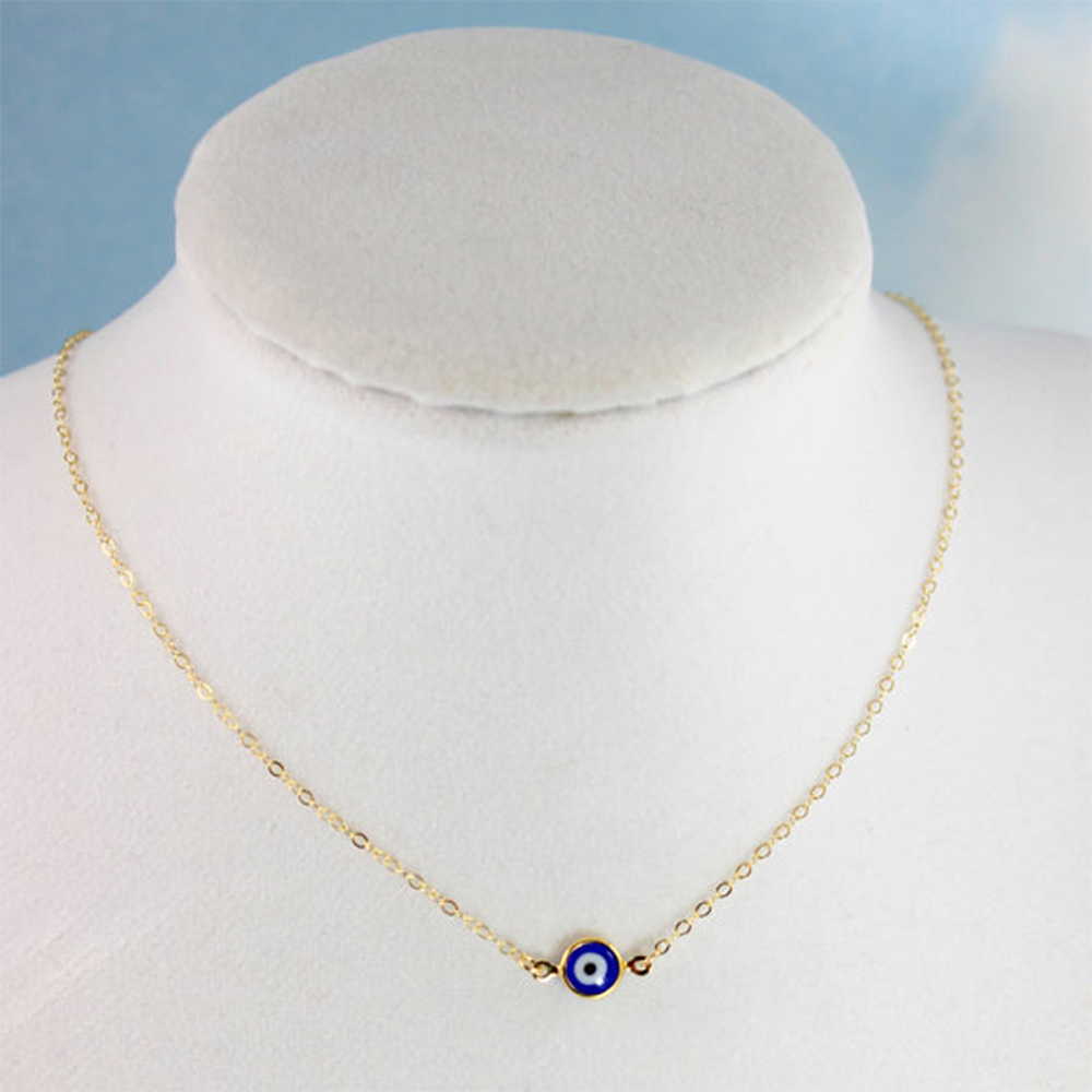 Dây Chuyền Mặt Dây Hình Mắt Quỷ Phong Cách Gothic Cổ Điển Cho Nữ