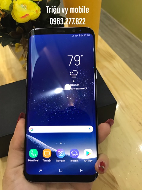 Điện Thoại Samsung Galaxy S8 Màn Vô cực || Quét khuôn mặt- mống mắt || Đầy đủ Phụ Kiện