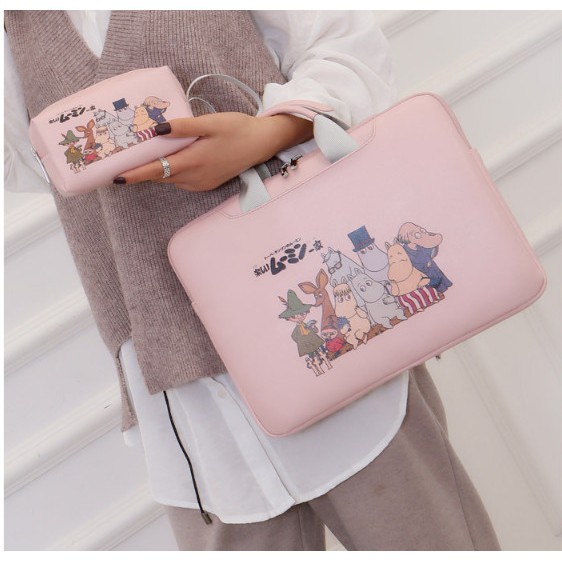 Túi đựng laptop kèm ví đựng chuột hình thú đáng yêu TDV31 | BigBuy360 - bigbuy360.vn