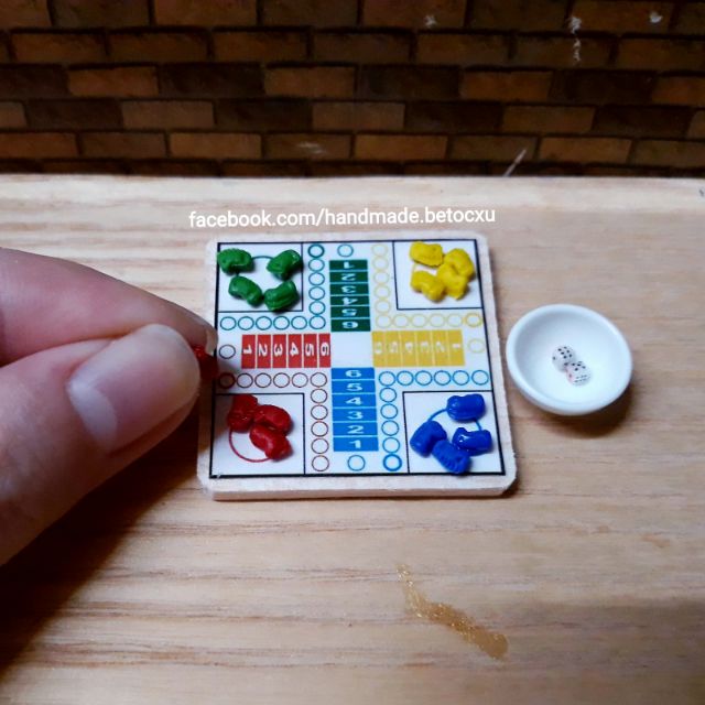 Đồ chơi cờ cá ngựa miniature 1:12