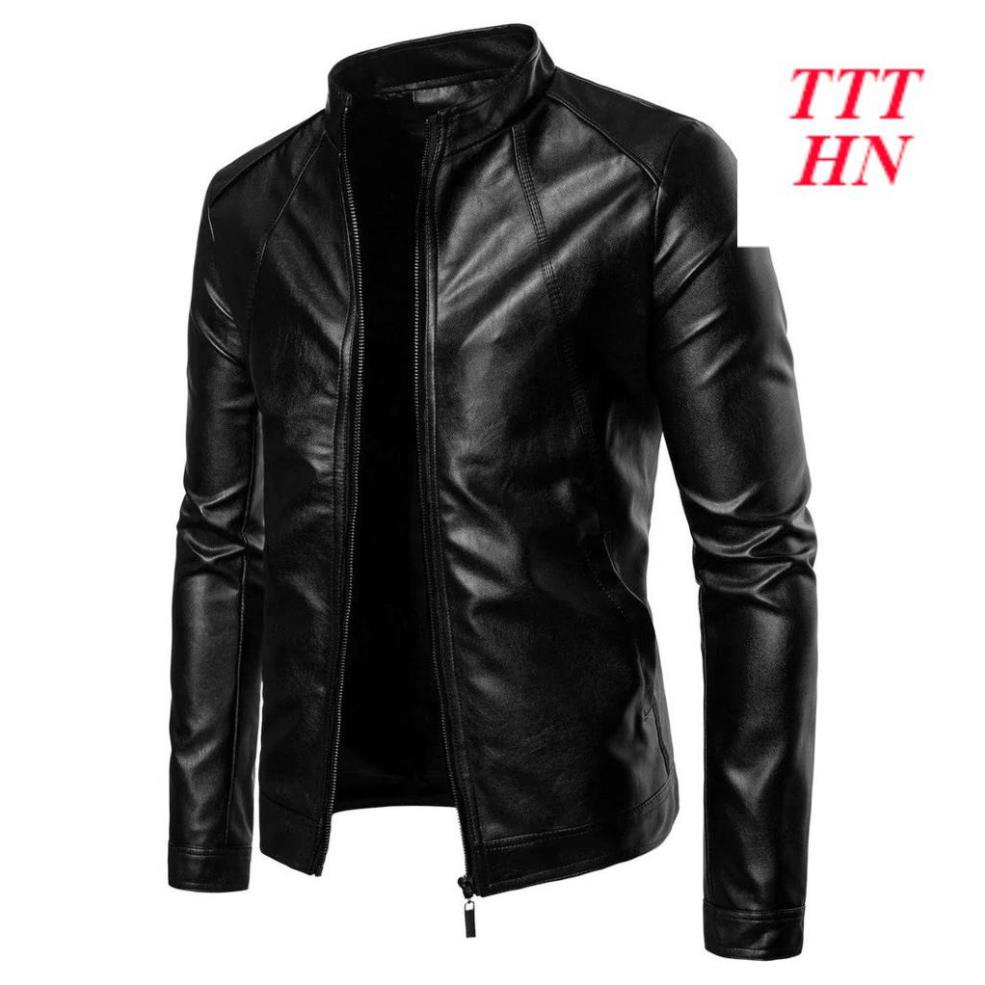 Áo khoác da 2 lớp cao cấp Ttthnfashion lớp da ngoài/lớp lót lông ấm áp - akd628