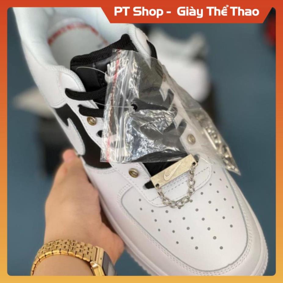 [Hàng Tốt + FreeShip] Giày AF1 đen trắng stick Xịn sò full box, Giầy sneaker air đen trắng mới đủ phụ kiện