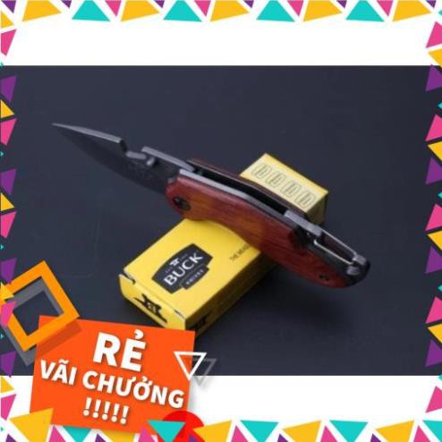 Dao Phượt Gỗ Buck Cao Cấp X48 - Hàng Có Sẵn Trong Kho