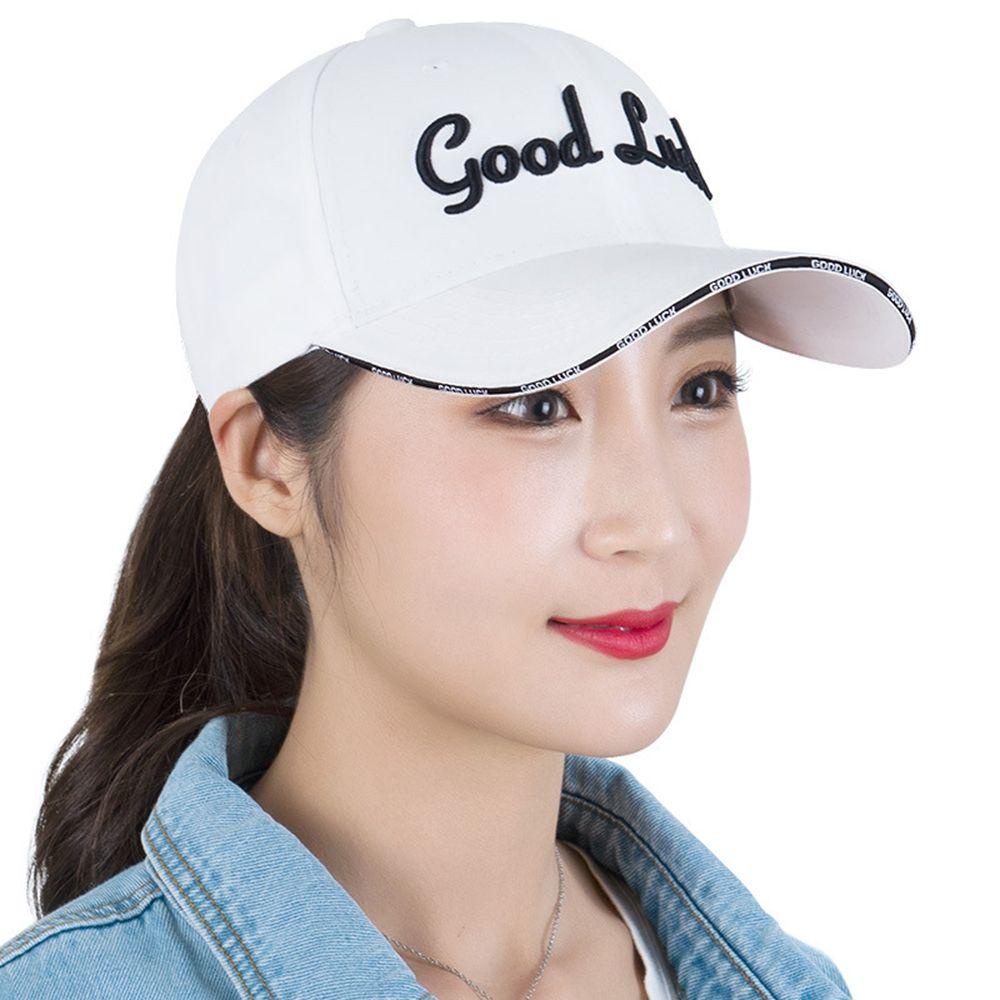 Mũ Lưỡi Trai Thêu Chữ May Mắn Phong Cách Hiphop