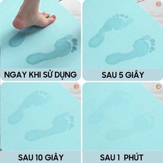 Thảm đá chùi chân siêu thấm Nhật loại to 40x60cm